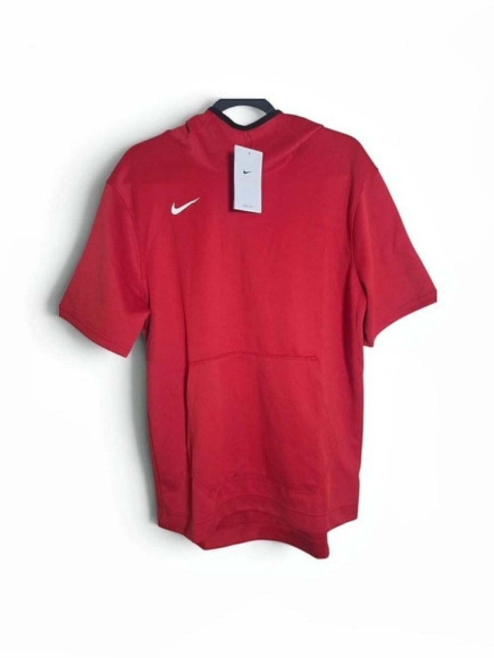 Nike Men's Dri-fit  Spotlight Short Sleeve Basketball Hoodie NWOT SZ Small